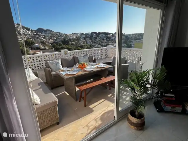 Villa Studio 44  | Espagne, Costa Blanca, Benissa - villa balcon-terrasse avec vue sur l’ensemble du terrain et la vallée niveau 1