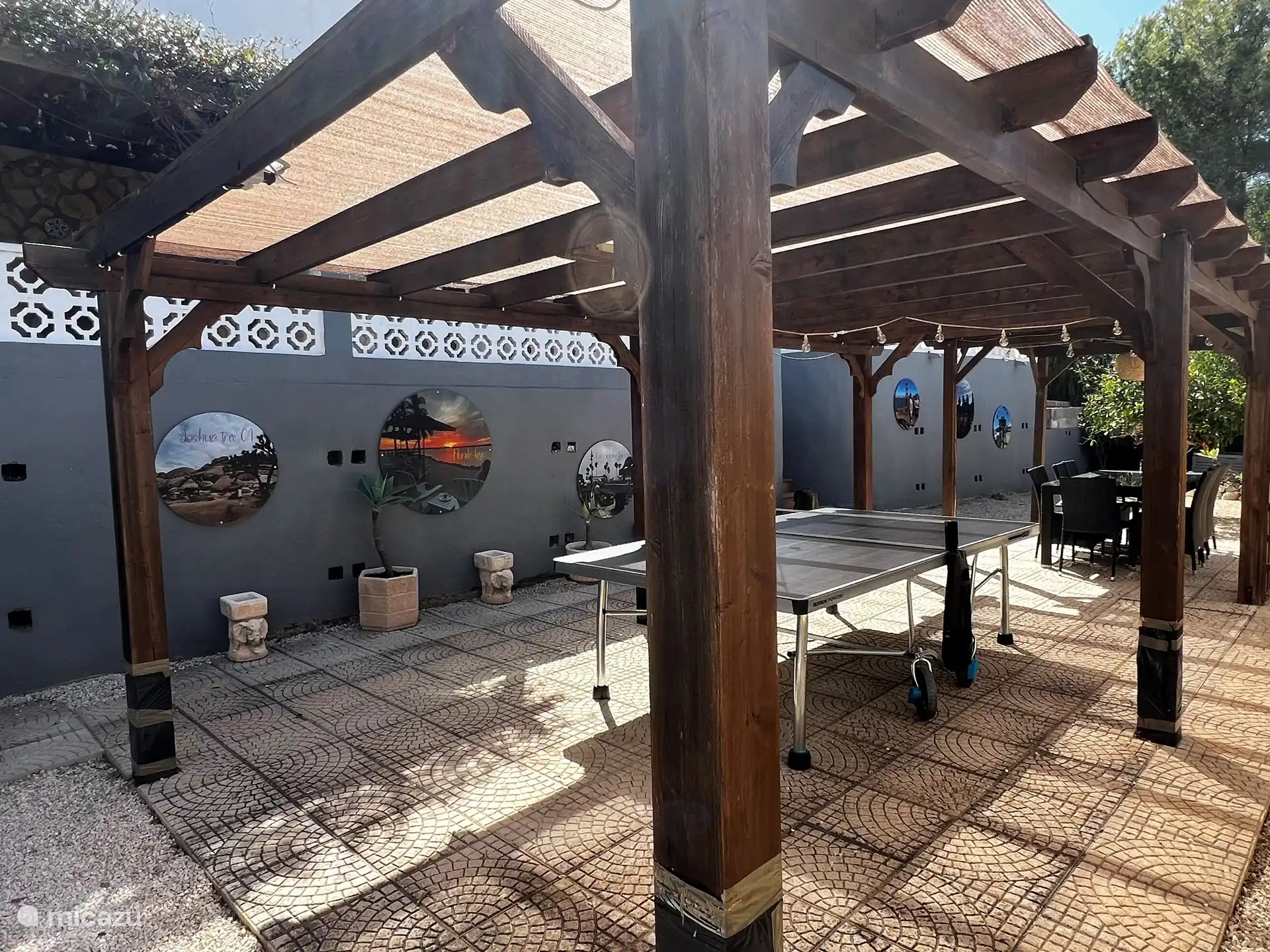 Auf der Ebene -3 können Sie hier grillen und eine Partie Tischtennis spielen