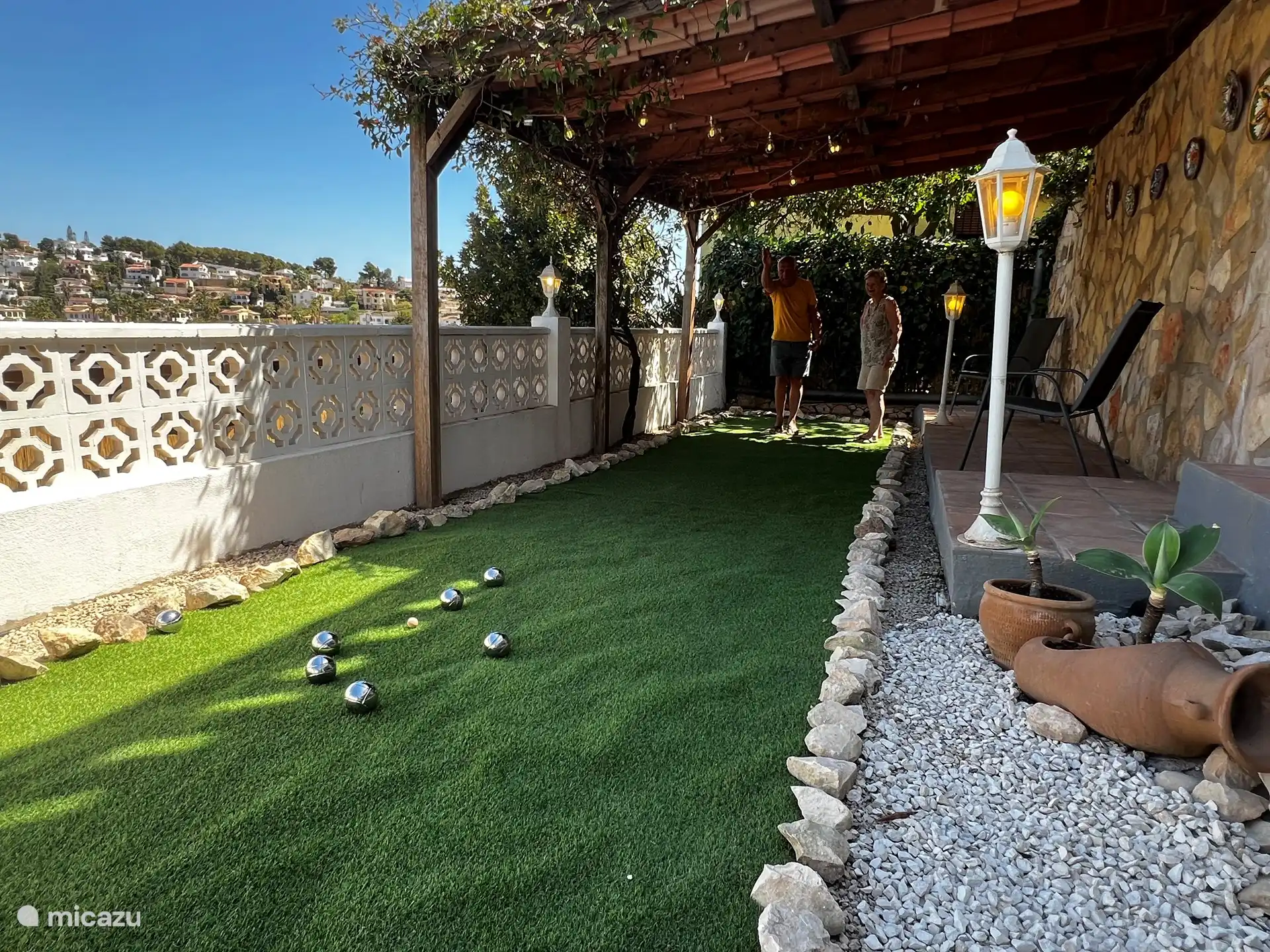 Jeux de Boules/Corn Hole Court Ebene -2