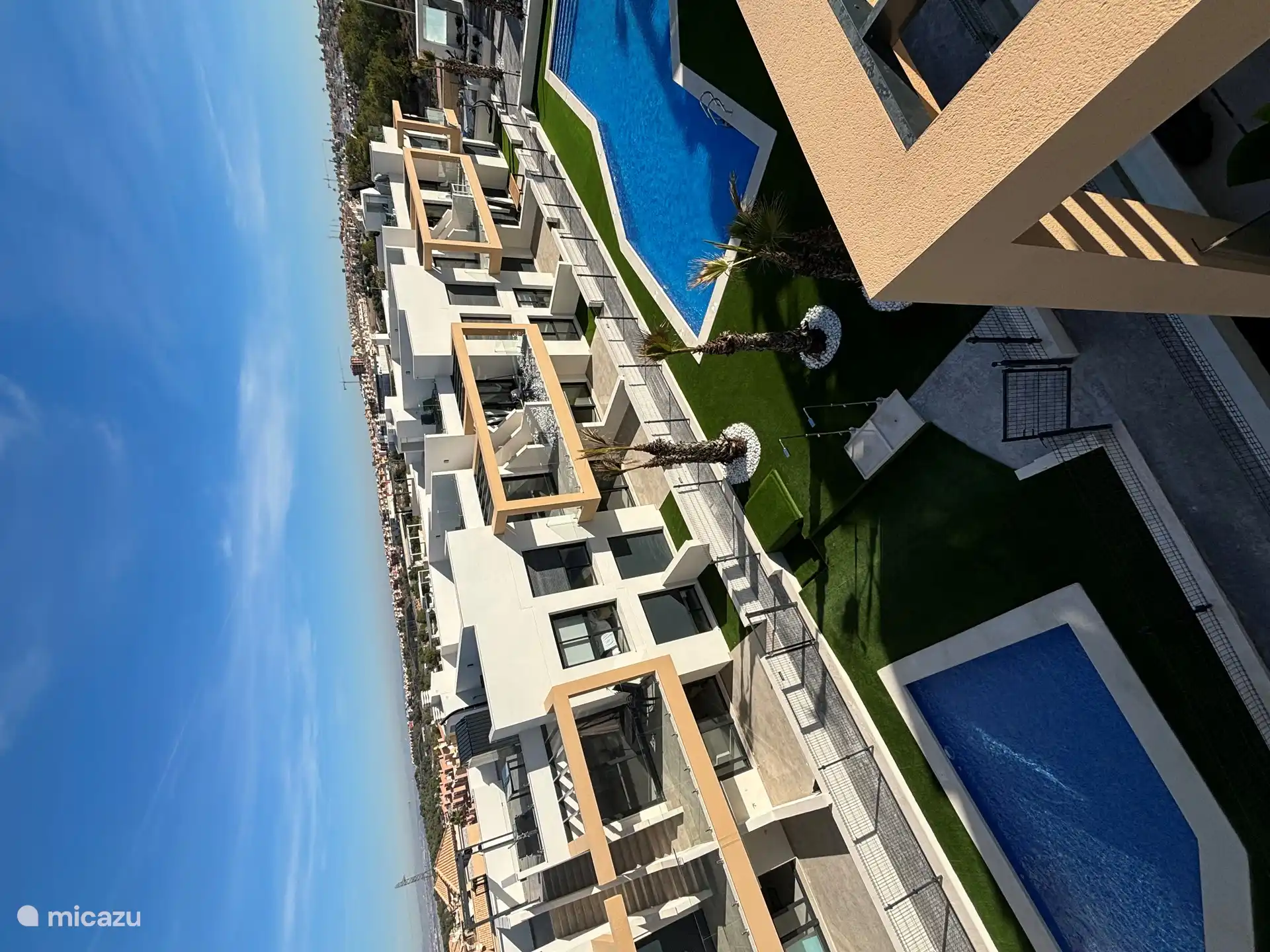 View from roof terrace