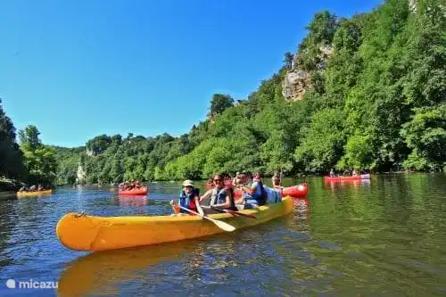 Kanufahren auf der Dordogne