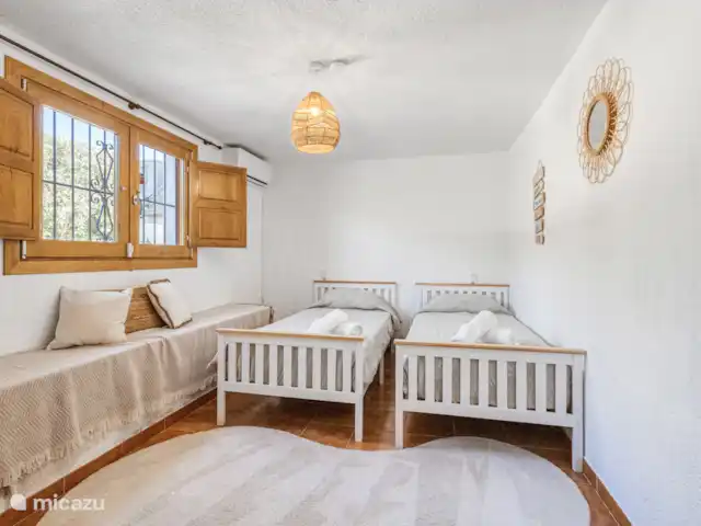 Villa Festina Lente - Javea | Espagne, Costa Blanca, Jávea - villa La chambre avec deux lits simples séparés au rez-de-chaussée