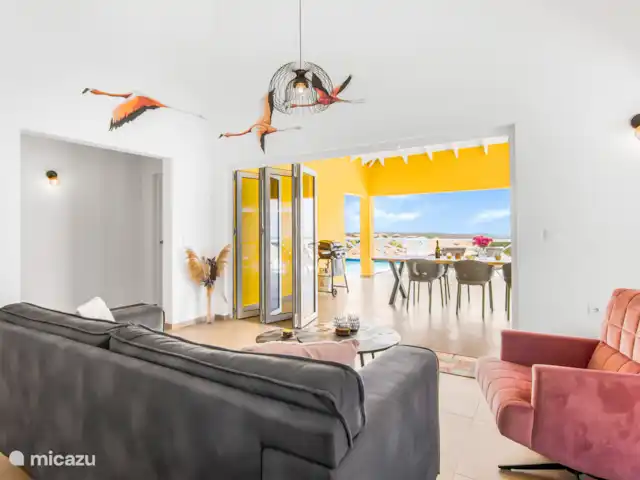 Villa Saona *NOUVEAU* *VUE* | Curaçao, Banda Abou (ouest), Fontein - villa Fantastique salon avec vue sur Bandabou