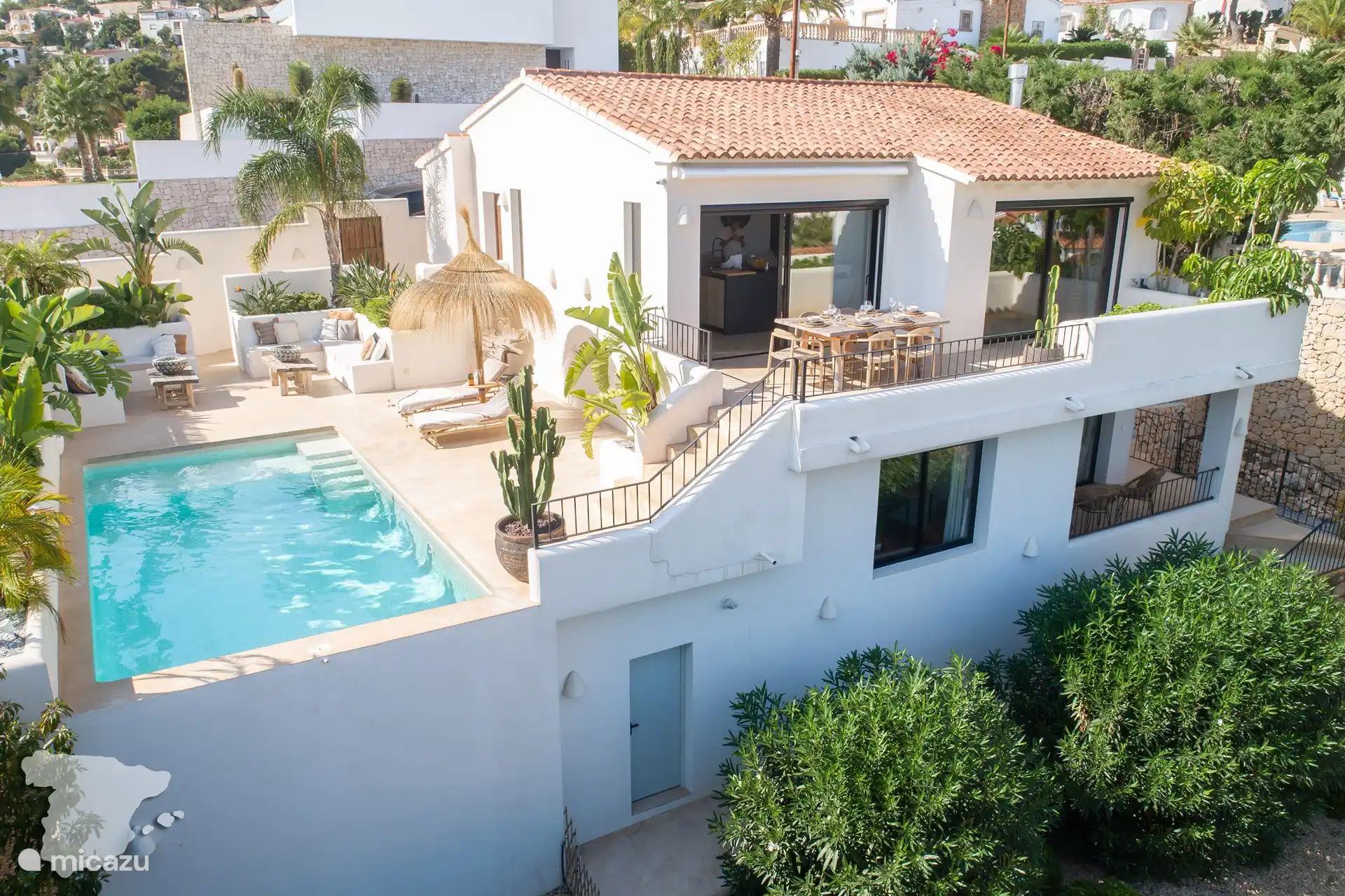 Side view - drone shot