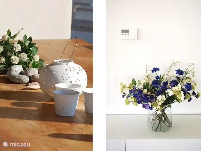 Location de Vacances France, Corse, Sainte-Lucie-de-Porto-Vecchio, villa - Villa Coucou Les Amis Les fleurs dans et autour de la maison confèrent à la villa beaucoup de confort