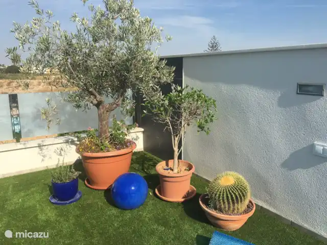 Casa Mar y Más en España, Murcia, San Pedro del Pinatar - casa vacacional Parte de la terraza de arriba (los españoles llaman a esta parte solárium)