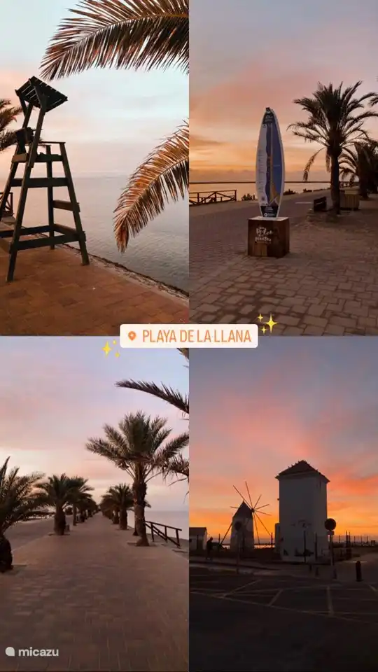 Tomada al amanecer a lo largo del Mar Menor, el Mar Mediterráneo y la Playa de La Llana.