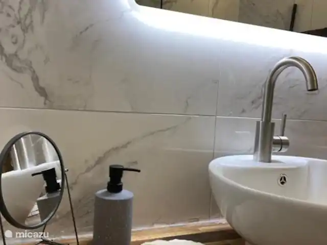 Appartement 2 chambres | Autriche, Carinthie, Feld Am See - appartement Salle de bain avec double vasque, douche à l'italienne et WC