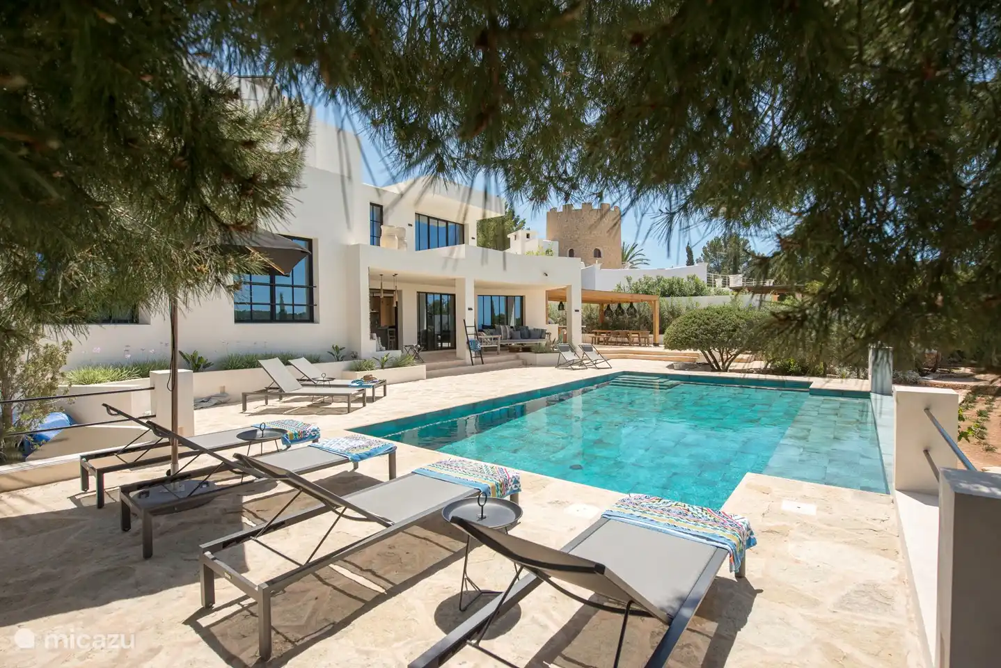 Villa Odiya in Spanien, Ibiza, Cala Tarida - Villa