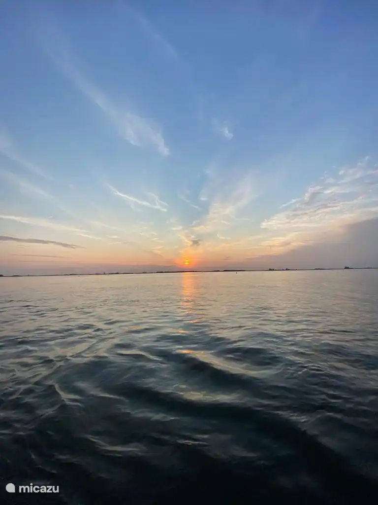 Coucher de soleil depuis la terrasse/salon