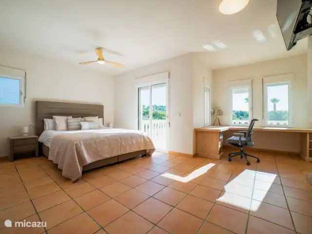 Location de Vacances Espagne, Costa Blanca, Jávea, villa - Maison Verte Chambre principale avec bureau