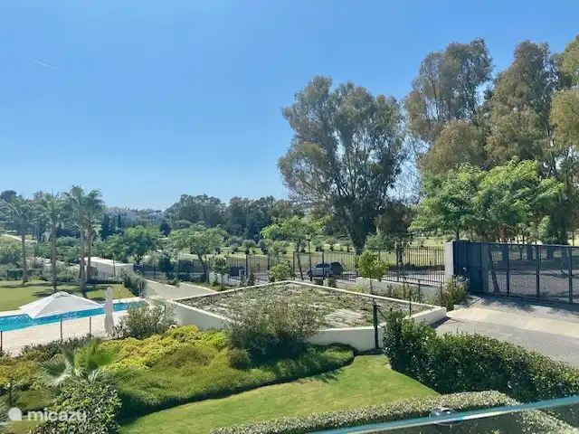 Blick auf den Golfplatz