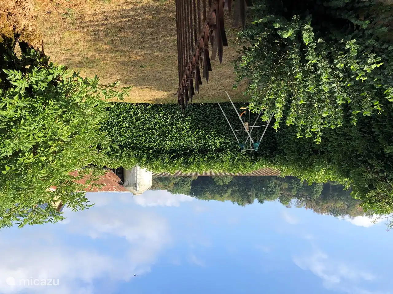 Garten auf der Rückseite