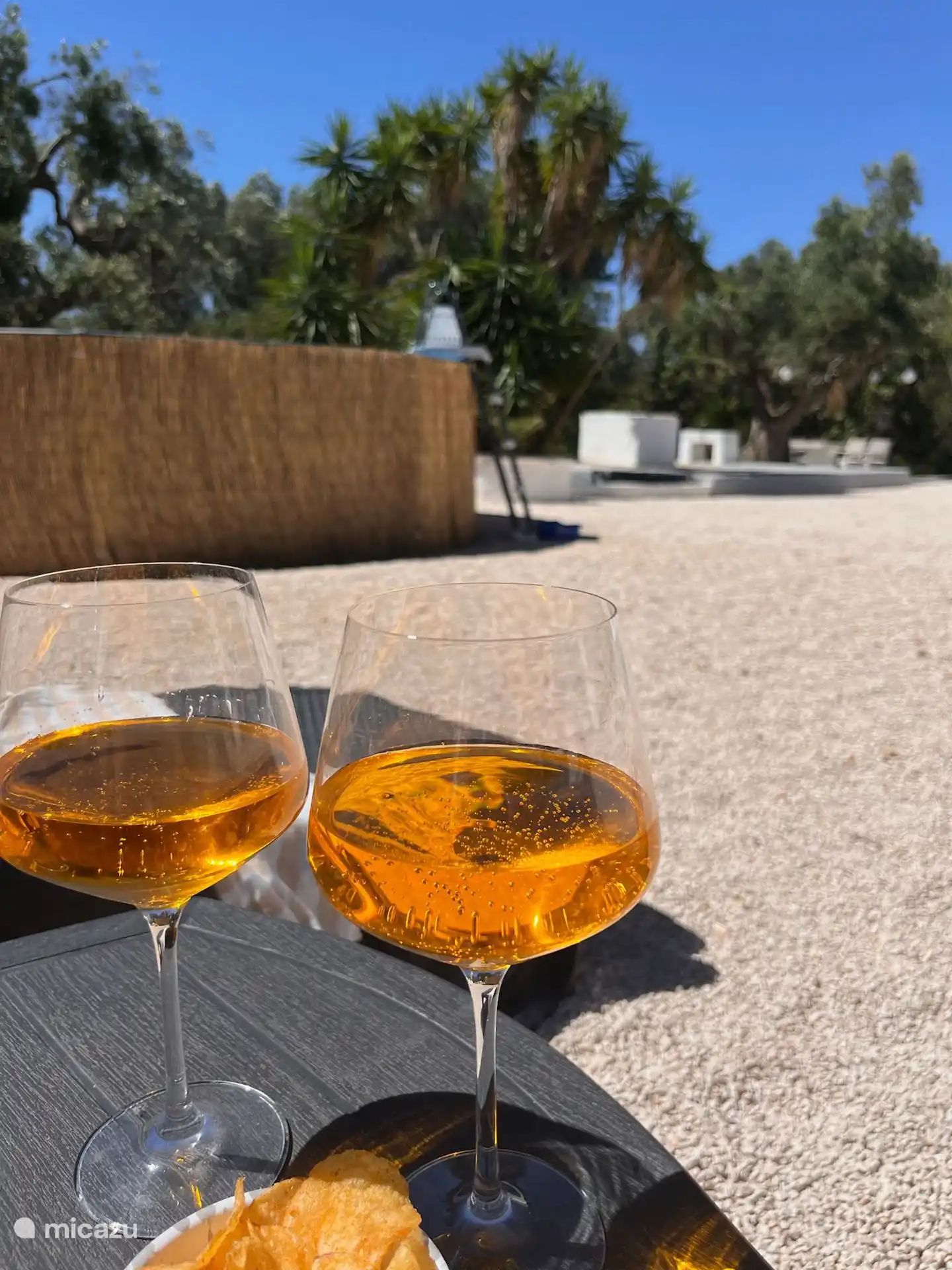 Genießen Sie die Sonnenliegen