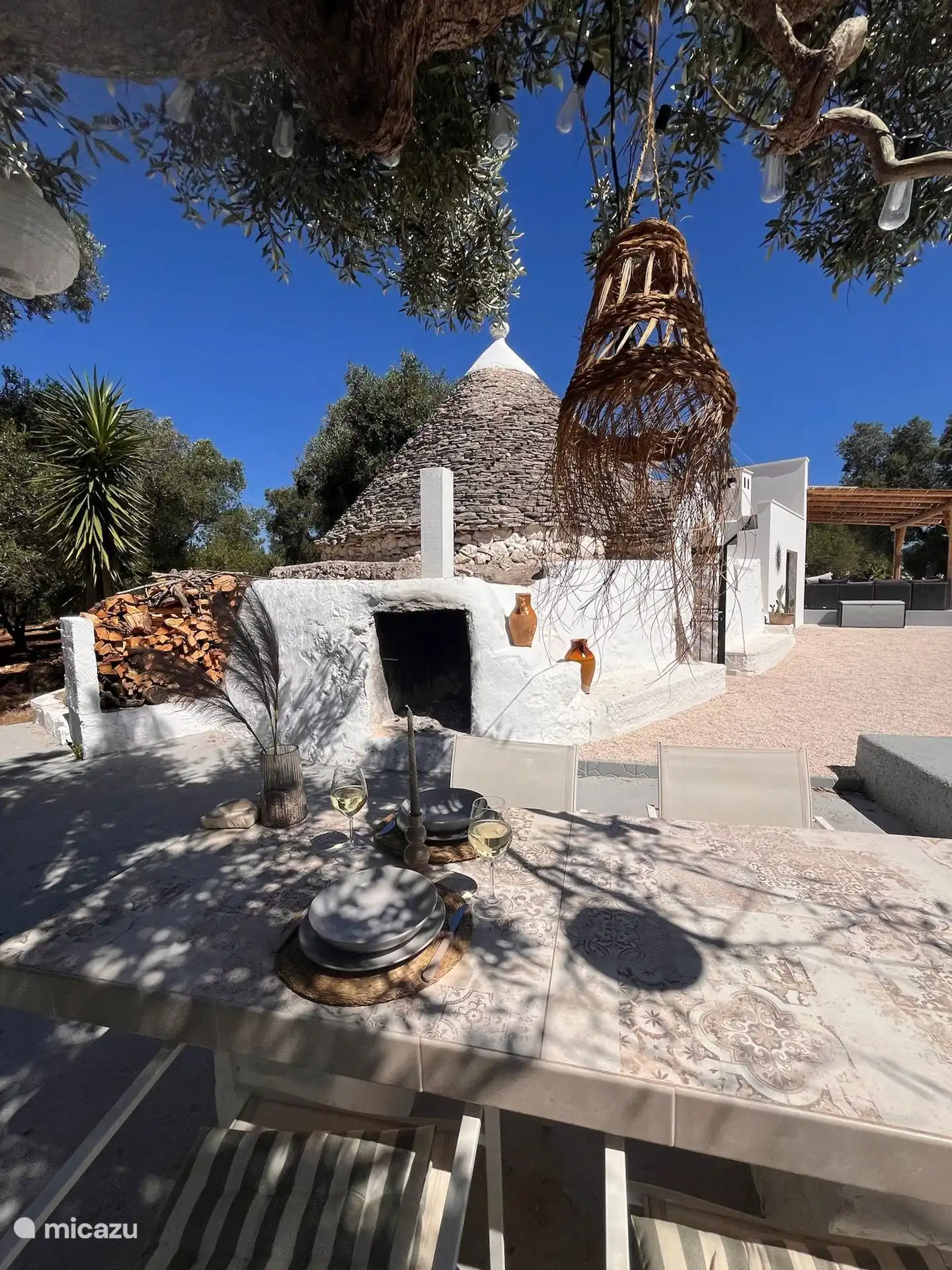 Trullo il sogno bianco in Italien, Apulien, Ceglie Messapica - ferienhaus