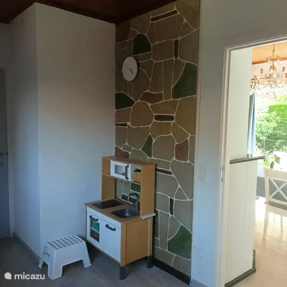 speelhoekje in de keuken