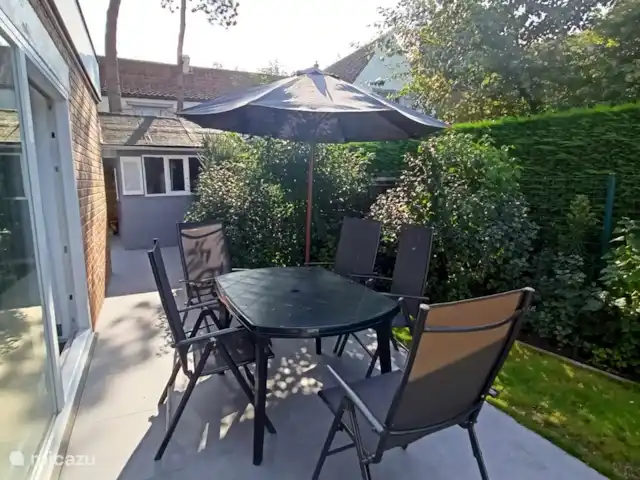 Hartedrie huren in België, Belgische Kust, De Haan - vakantiehuis terras