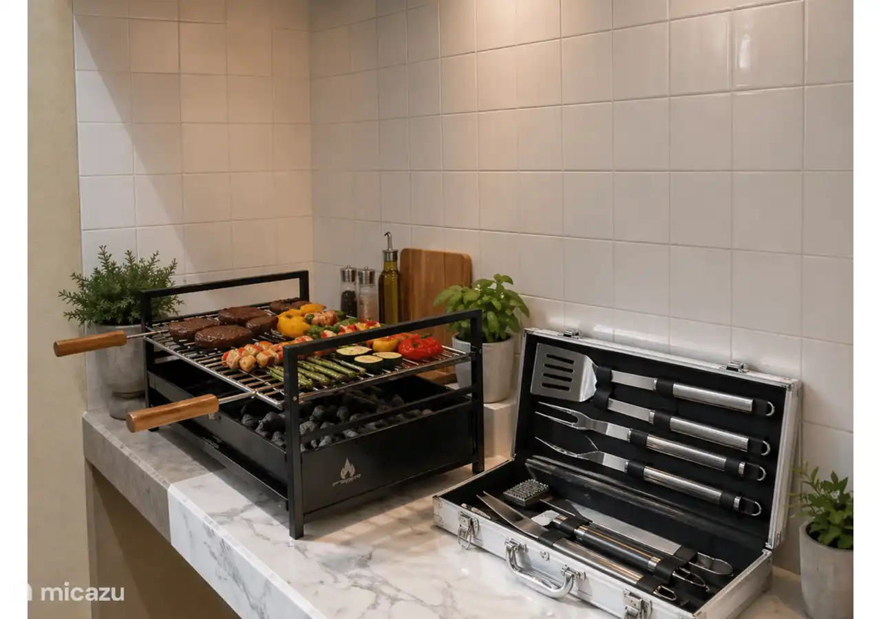 Zona de barbacoa al aire libre