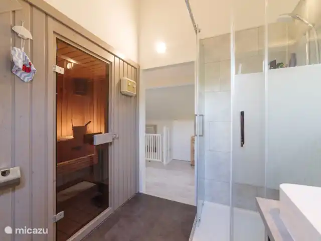 Villapark de Oesterbaai - 68 en Países Bajos, Zelanda, Wemeldinge - casa vacacional Sauna en el baño 2