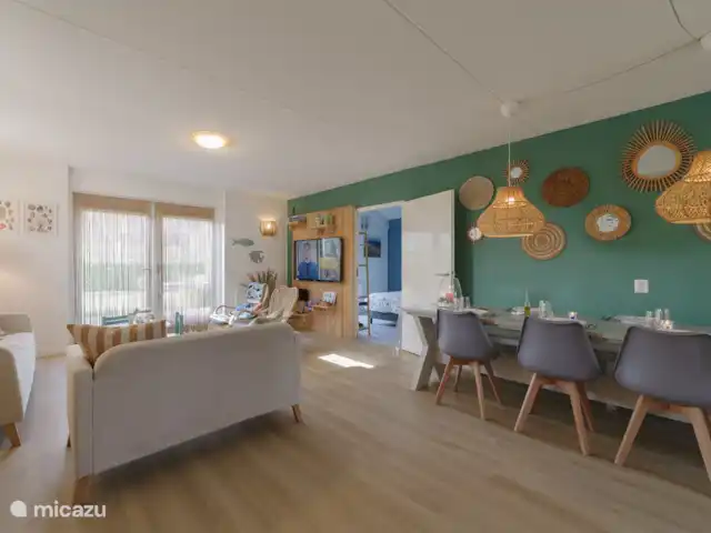 Villapark de Oesterbaai - 68 en Países Bajos, Zelanda, Wemeldinge - casa vacacional Sala de estar