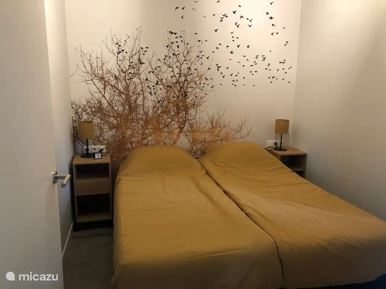 Schlafzimmer. Auch drinnen können Sie die Natur erleben!