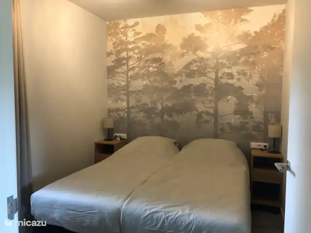 De Boschkerhook huren in Nederland, Gelderland, Vragender - vakantiehuis Slaapkamer. De bedden kunnen desgewenst uit elkaar geschoven worden