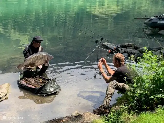 Apartamento de 1 dormitorio con balcón  en Austria, Carintia, Feld Am See - apartamento Pesca, pesca con caña en el lago.