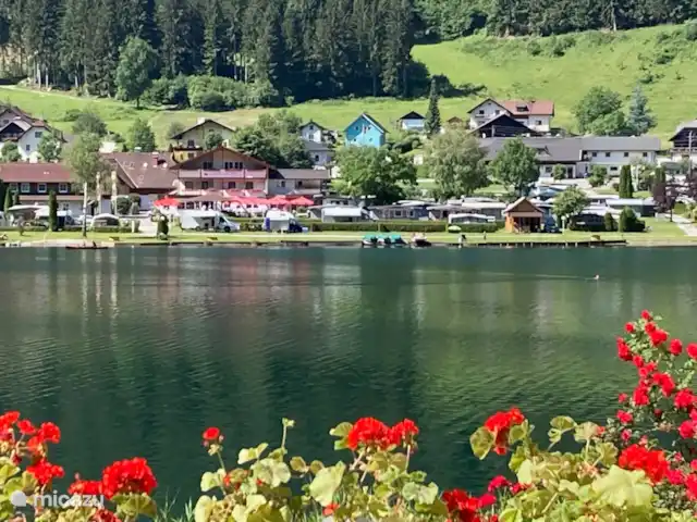 Studio avec balcon | Autriche, Carinthie, Feld Am See - appartement Vue sur le lac