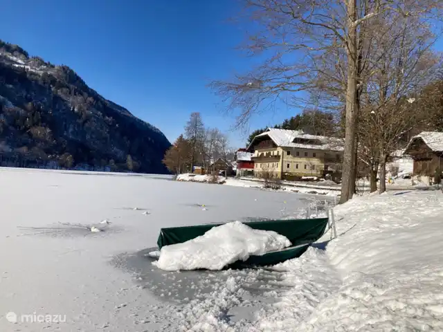 Studio avec balcon | Autriche, Carinthie, Feld Am See - appartement L'hiver au bord du lac