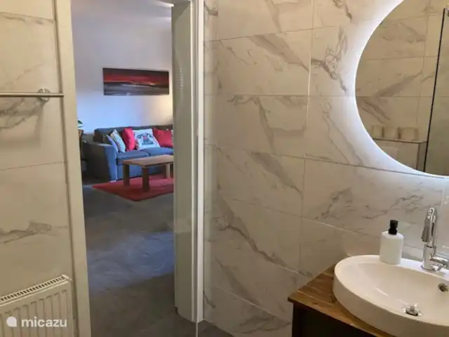 Studio avec balcon | Autriche, Carinthie, Feld Am See - appartement Salle d'eau avec douche à l'italienne, WC et lavabo