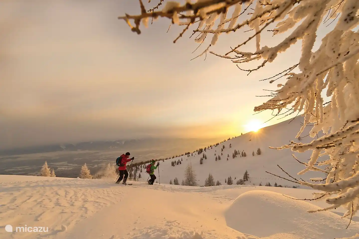 Wandern im Winter, Berge, Natur