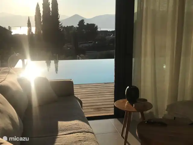 Villa Zaverda en Grecia, Gracia Central, Paleros - villa Vista desde la habitación.