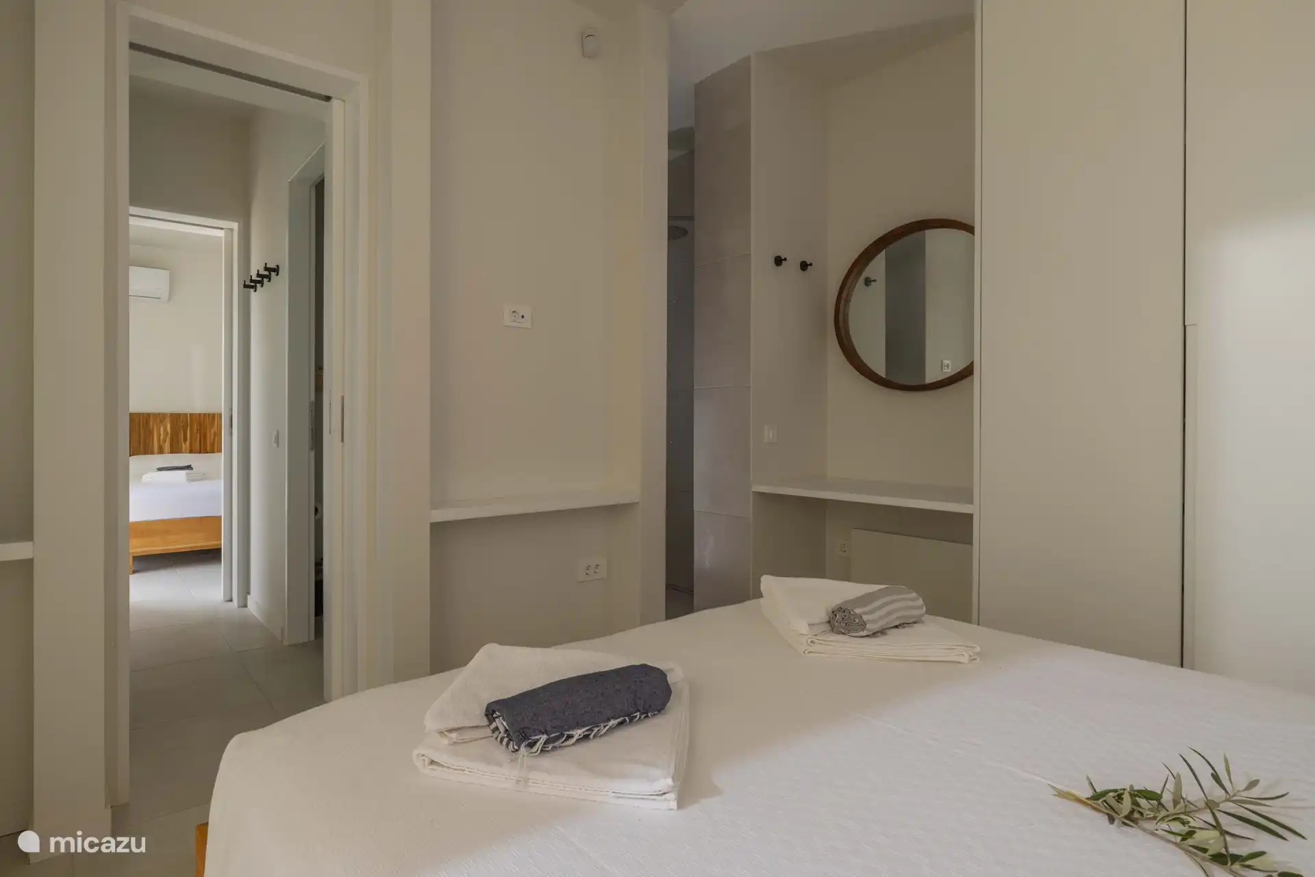 Bedroom near the patio. Games are available