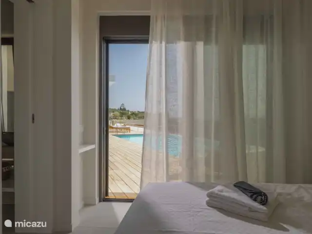 Villa Zaverda en Grecia, Gracia Central, Paleros - villa Atractivas habitaciones con vistas a la piscina