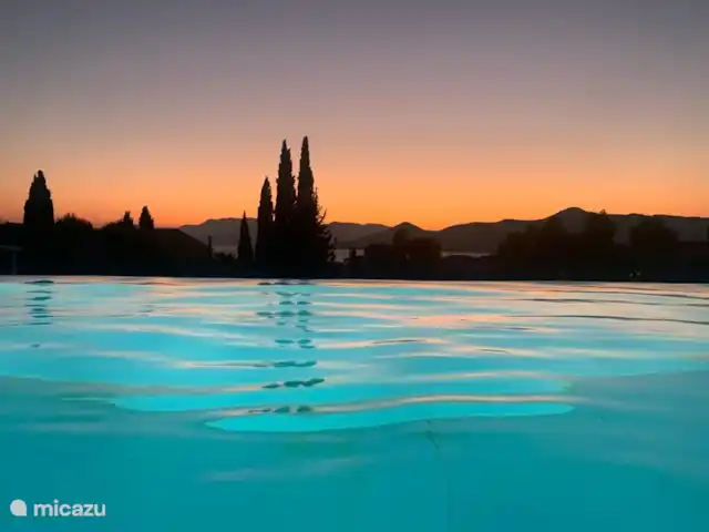 Villa Zaverda en Grecia, Gracia Central, Paleros - villa atardecer