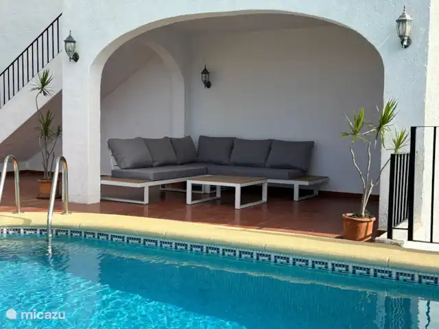 Villa Monte Pego | Espagne, Costa Blanca, Rafol d'Almunia - villa Canapé salon - terrasse au rez-de-chaussée