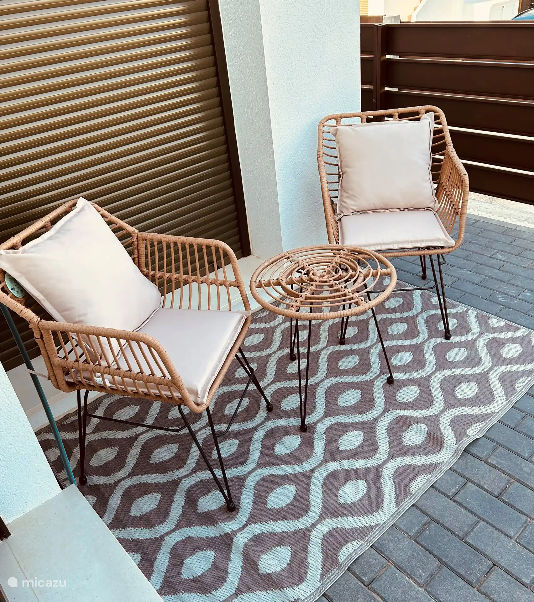 Terrasse am Schlafzimmer