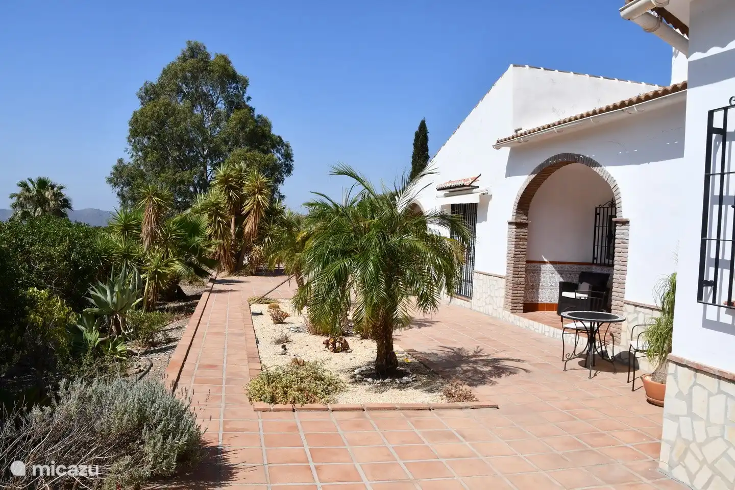 Die Vorderseite des Hauses