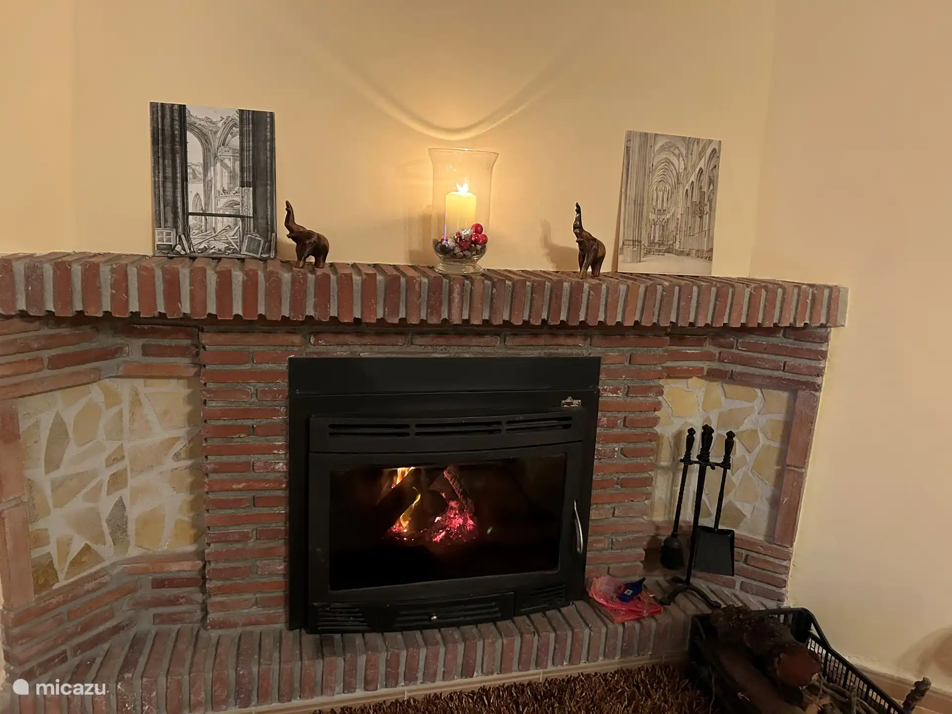 Auch im Winter ist es schön, in unserem Haus zu verweilen.