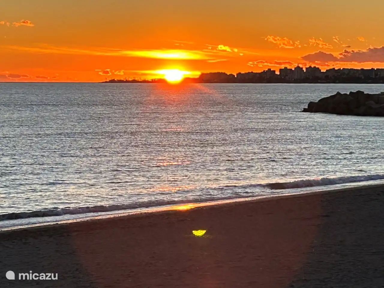 Ohne Sonnenuntergang in Caleta