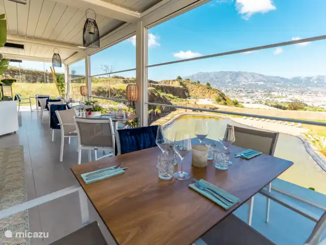 Apartamento de lujo para 8 personas  en España, Costa del Sol, Málaga - apartamento Vista desde el restaurante
