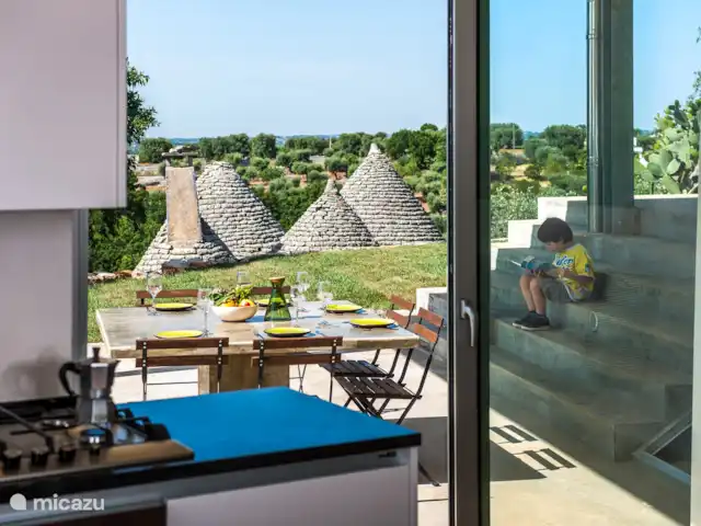 Villa Pouilles | Italie, Pouilles (Puglia), Cisternino - villa véranda avec vue