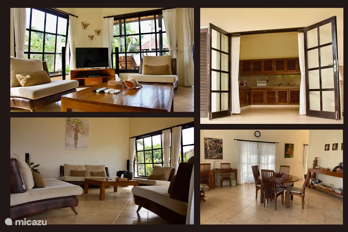 La villa está totalmente equipada.