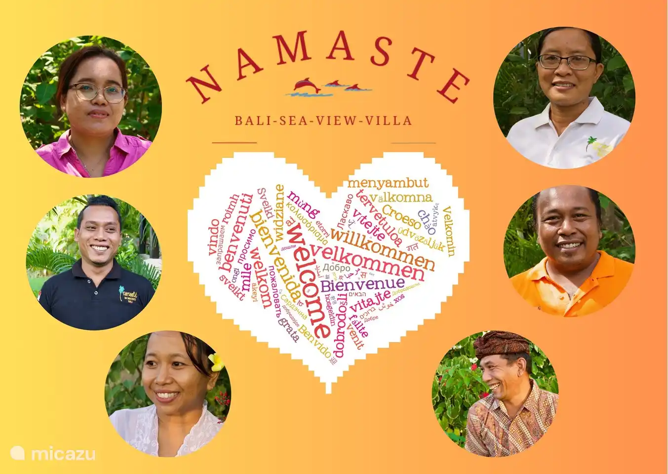 El equipo de Villa Namaste &amp; Guesthouses