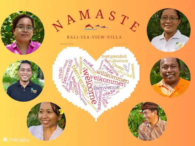 BaliSeaviewVilla Namaste&Guesthouses huren in Indonesië, Bali, Dencarik - villa Het team van de Villa Namaste & Guesthouses
