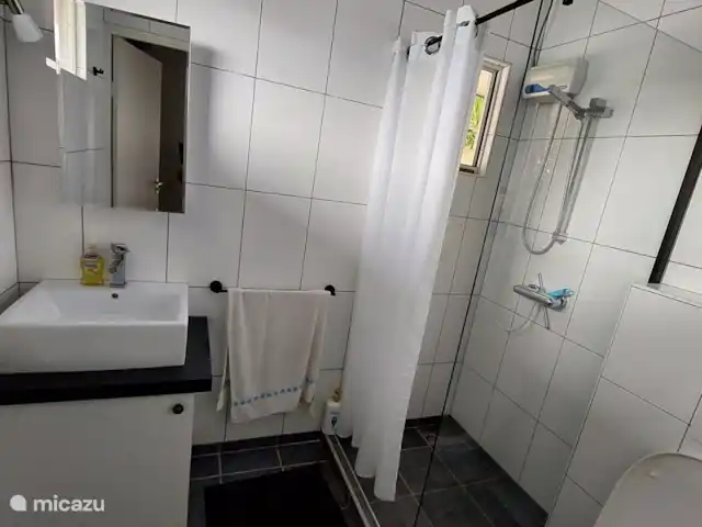 Maison de vacances avec beaucoup d’intimité | Curaçao, Banda Abou (ouest), Big Mountain - chalet Salle de bain attenante dans la chambre 1