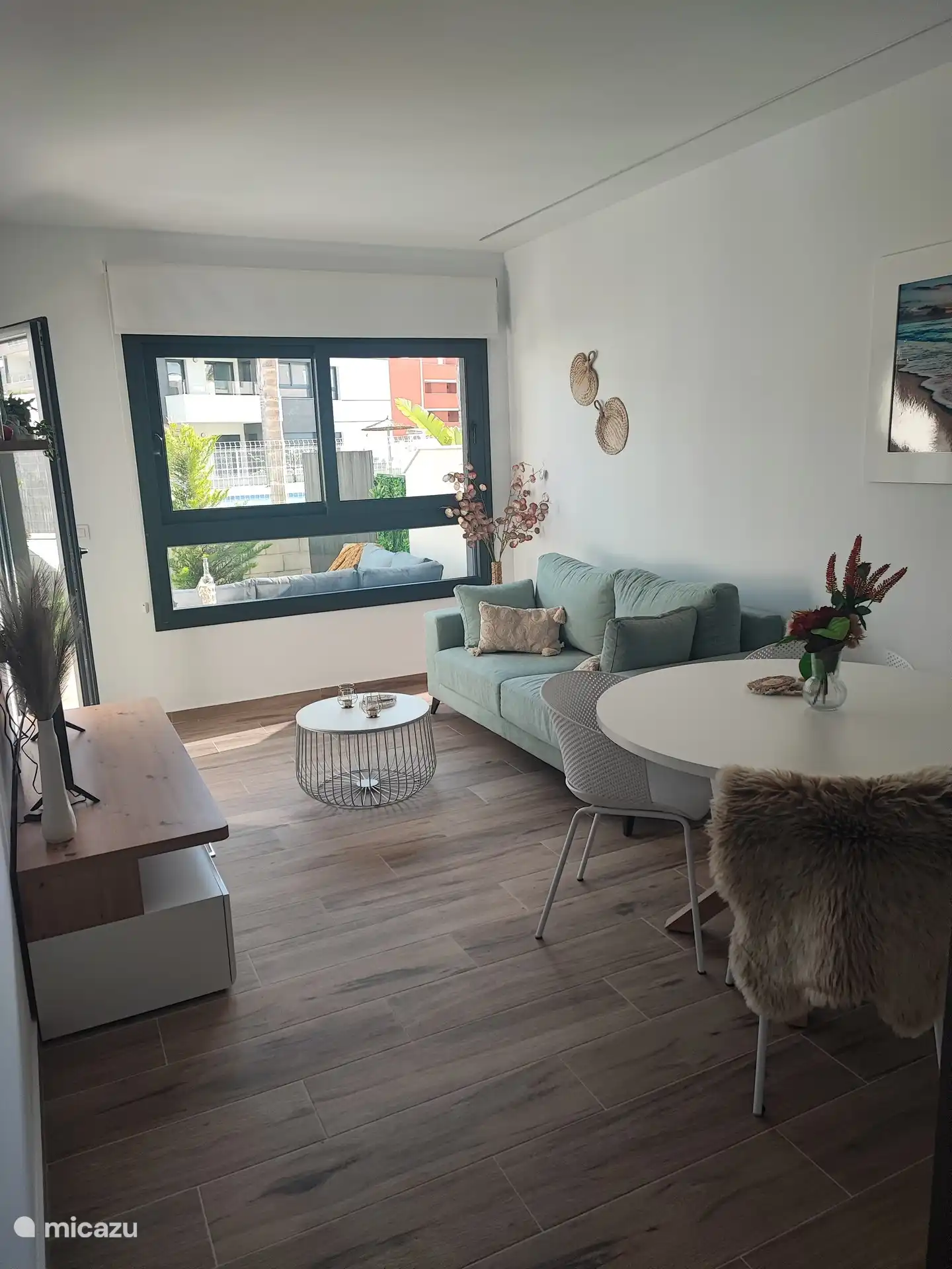 Notre salon confortable.