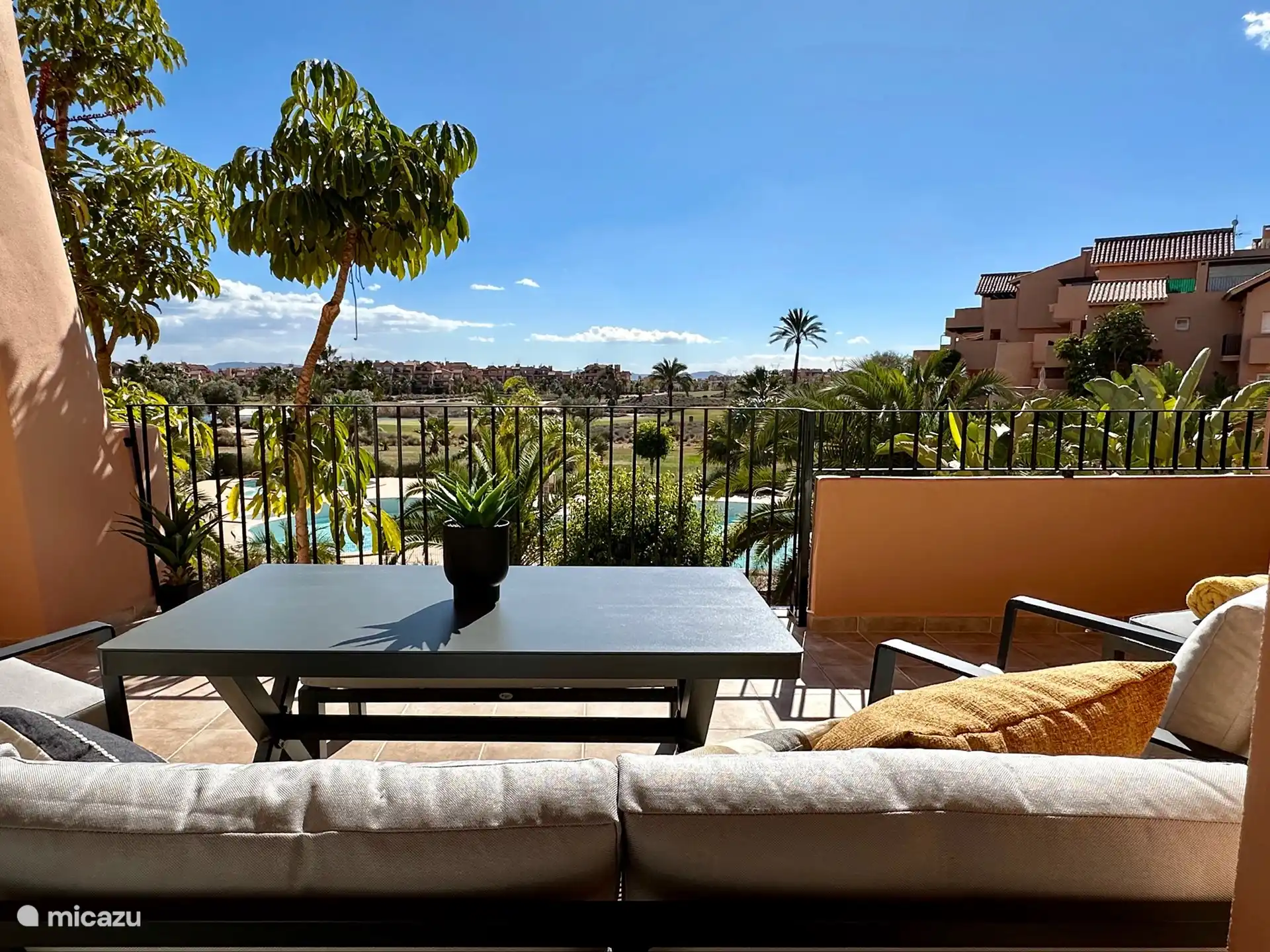 Blick auf den Golfplatz