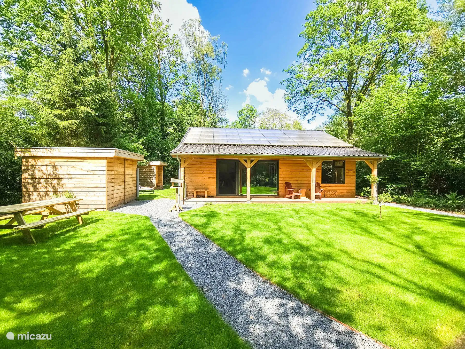 Ecolodge De Bosuil in Niederlande, Drenthe, Westerbork - Bungalow