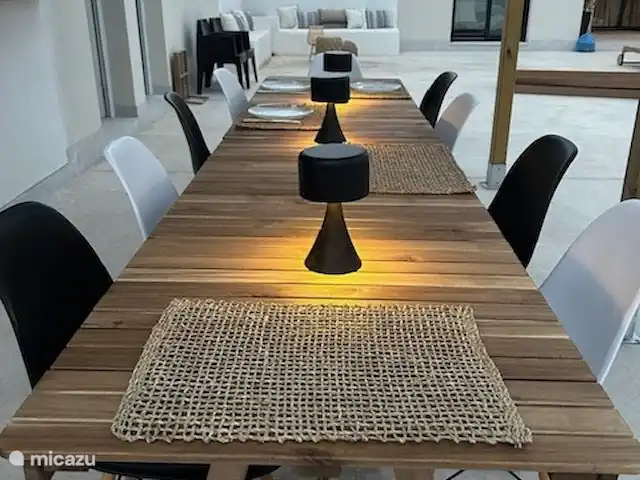 Maison de l'Arroyo | Espagne, Costa Blanca, Hondón de las Nieves - villa Table à manger à l'extérieur